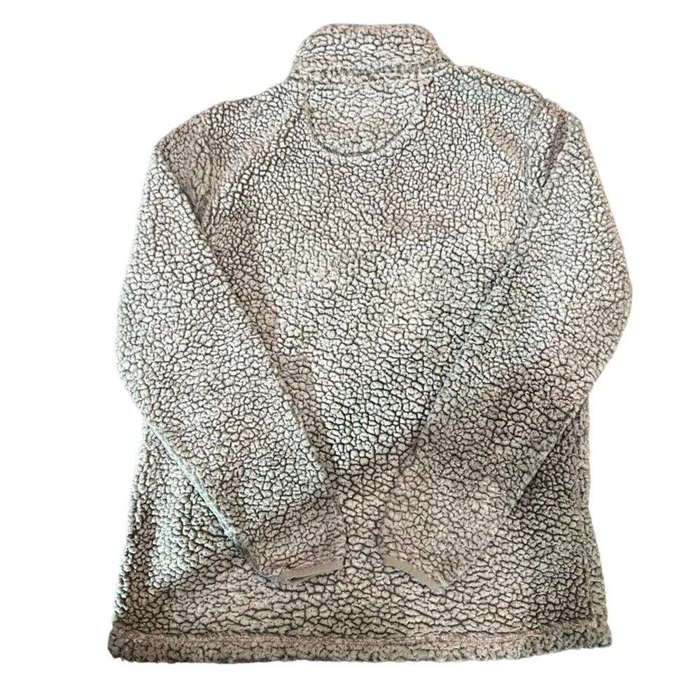Simply Southern Womens Sherpa Pullover 1/4 Zip Gray Sweater Size Medium - Picture 5 of 5
